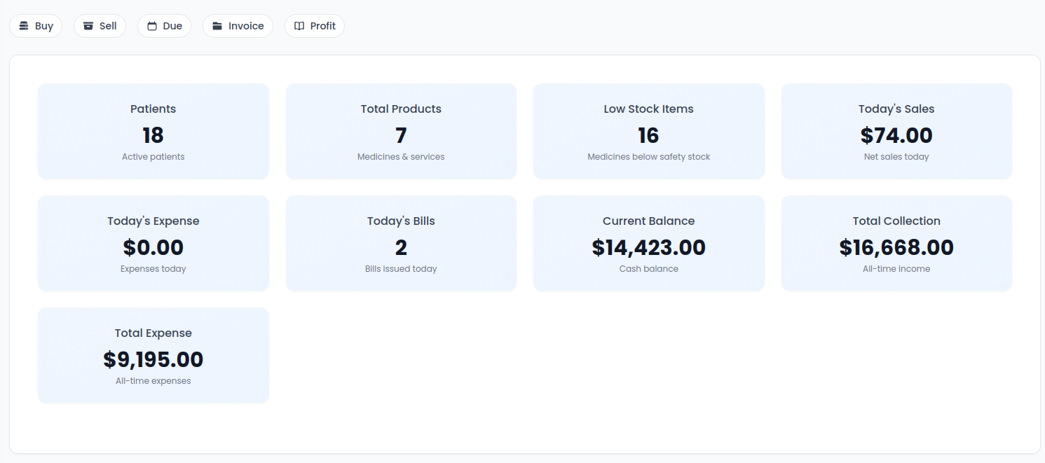 HospitalHub customers screenshot